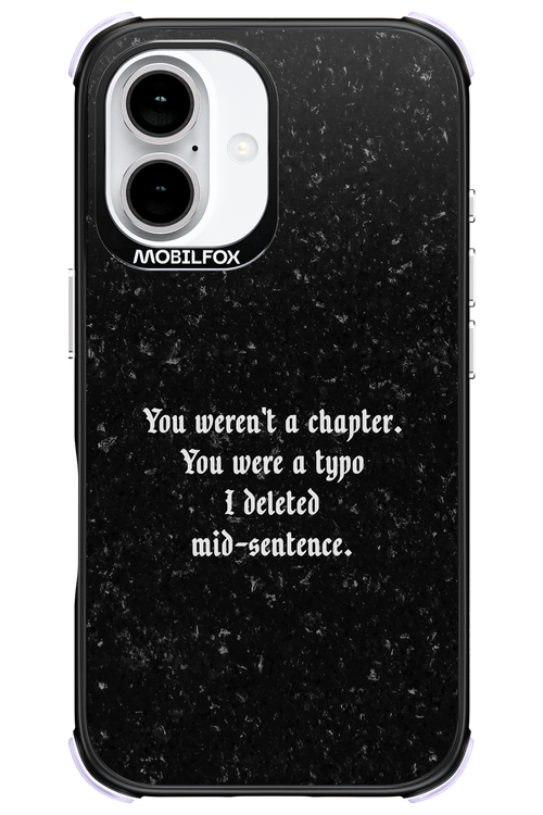 A Typo - Apple iPhone 16