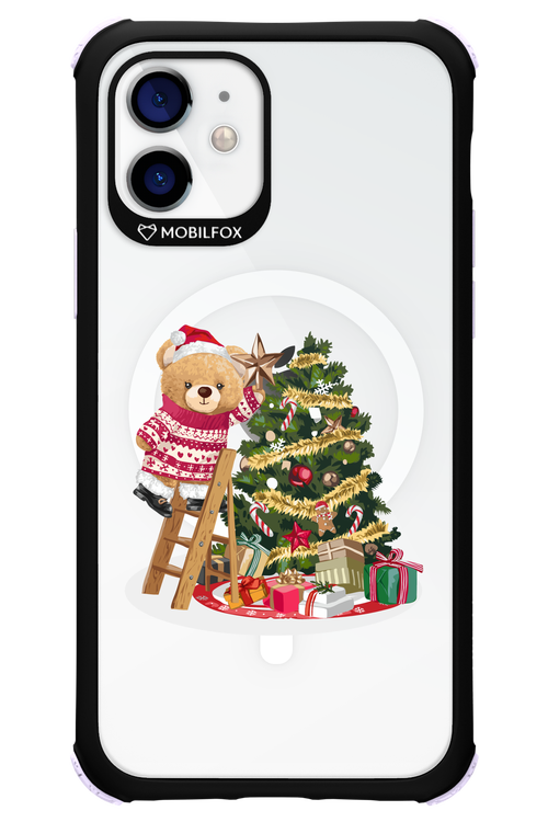 Christmas Bear (Transparent) - Apple iPhone 12