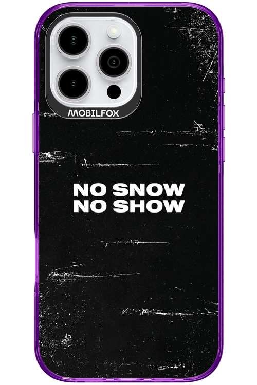 No snow, no show - Apple iPhone 16 Pro Max