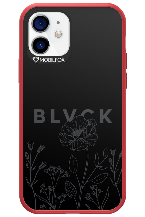 Black Flowers - Apple iPhone 12