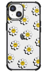 Smiley Flowers Transparent - Apple iPhone 14