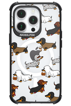 Scary Dachshund (Transparent) - Apple iPhone 14 Pro