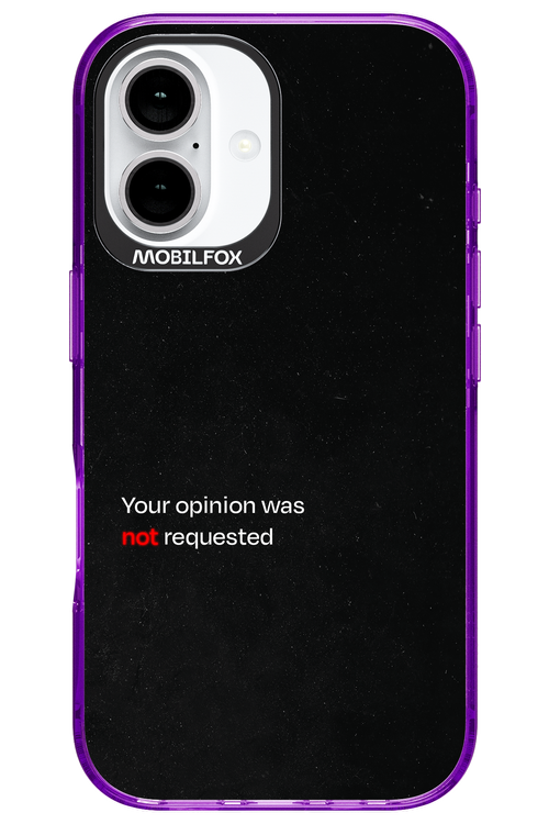 Not Requested 2.0 - Apple iPhone 16