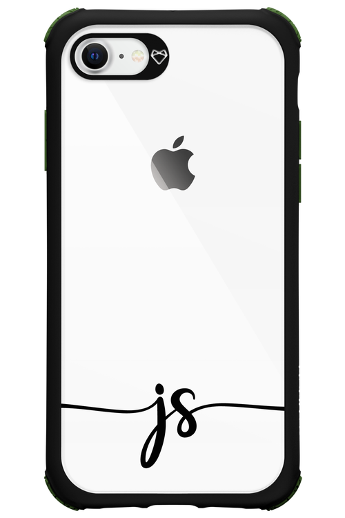 JS Monogram - Apple iPhone 8