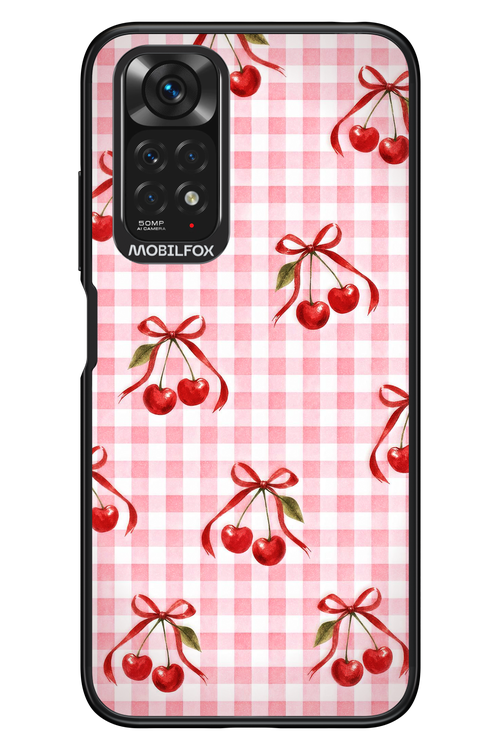 Pink Cherry Checked 2.0 - Xiaomi Redmi Note 11/11S 4G