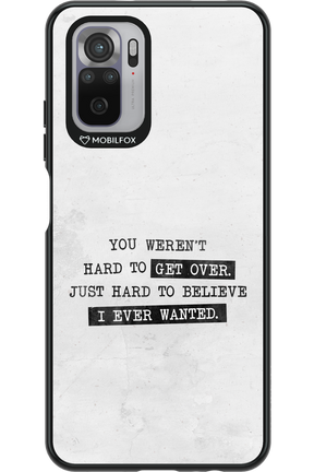 Hard to Believe - Xiaomi Redmi Note 10