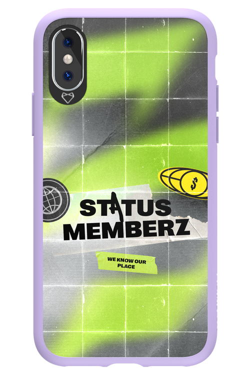 Status Memberz - Apple iPhone X
