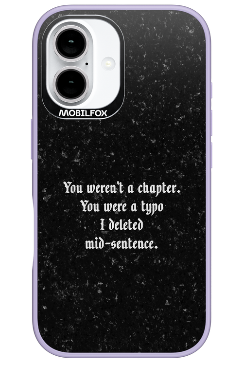 A Typo - Apple iPhone 16
