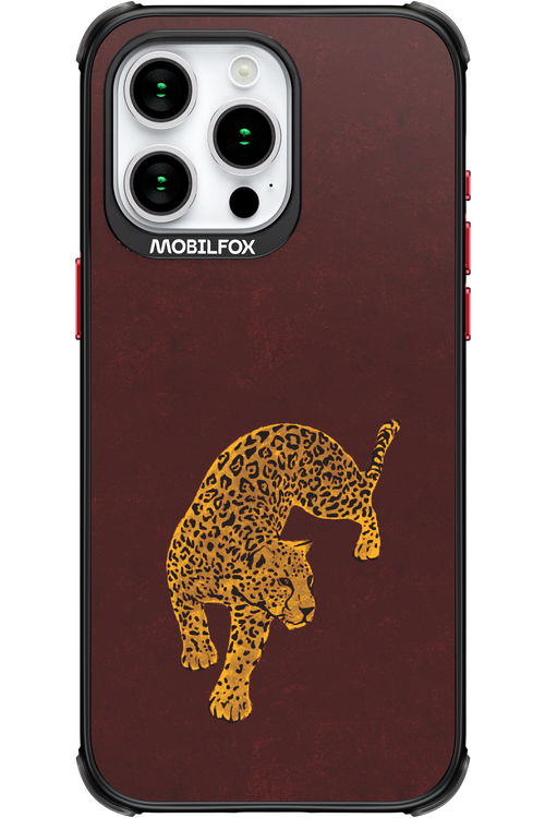 Burgundy Leopard - Apple iPhone 15 Pro Max