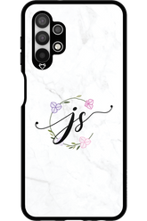 JS Monogram White - Samsung Galaxy A13 4G