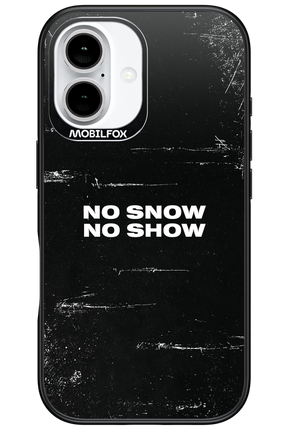 No snow, no show - Apple iPhone 16