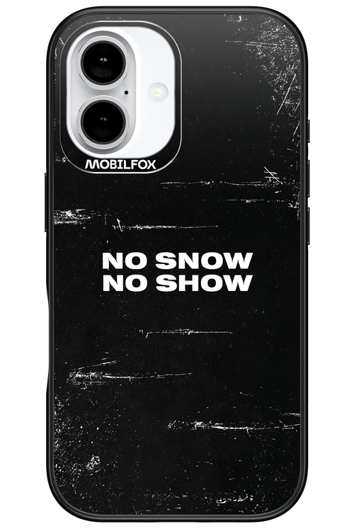 No snow, no show - Apple iPhone 16