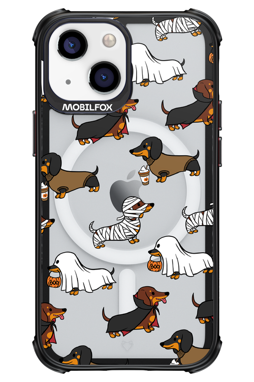 Scary Dachshund (Transparent) - Apple iPhone 13 Mini