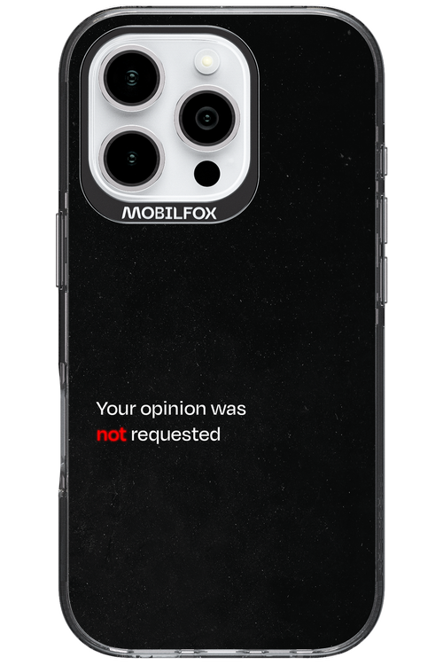 Not Requested 2.0 - Apple iPhone 16 Pro