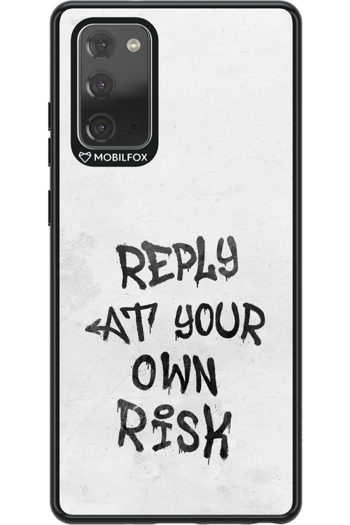 At Your Own Risk 2.0 - Samsung Galaxy Note 20