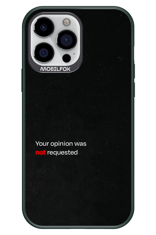 Not Requested 2.0 - Apple iPhone 13 Pro Max