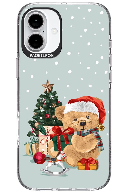 Merry Christmas Bear - Apple iPhone 16 Plus