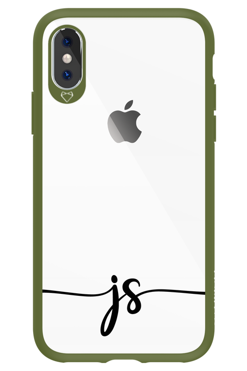 JS Monogram - Apple iPhone X