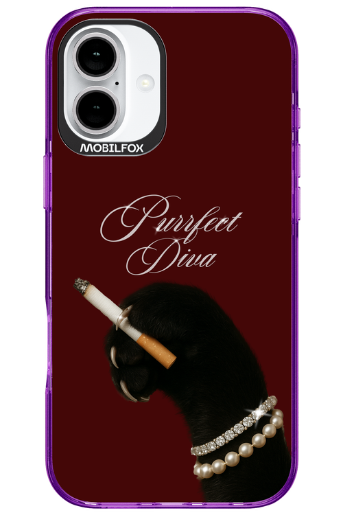 Purrfect Diva - Apple iPhone 16 Plus