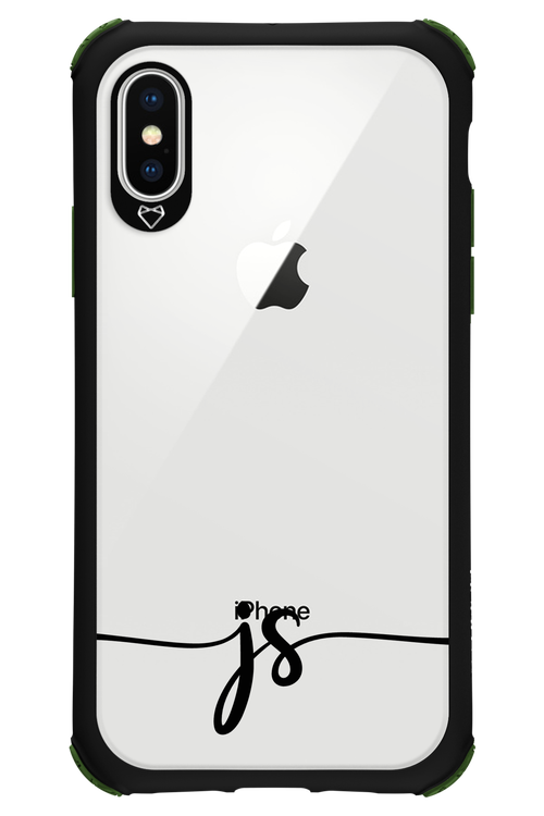 JS Monogram - Apple iPhone X