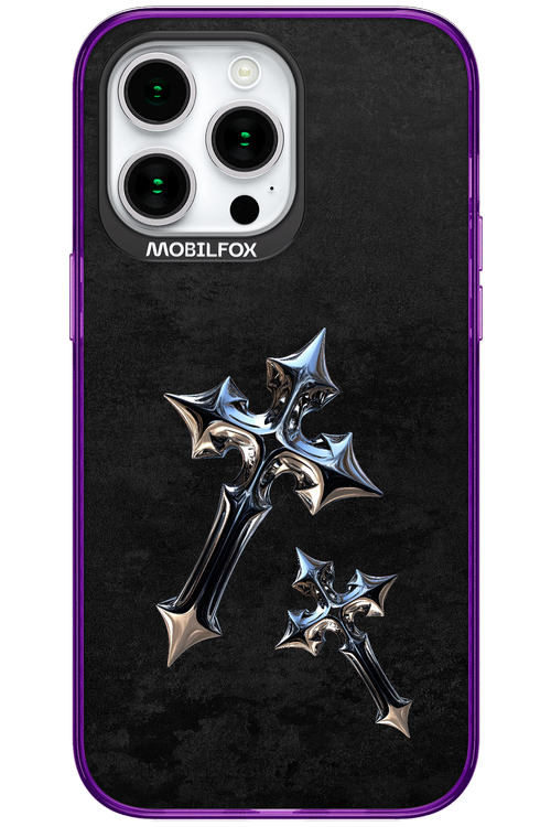 Chrome Crosses - Apple iPhone 15 Pro Max