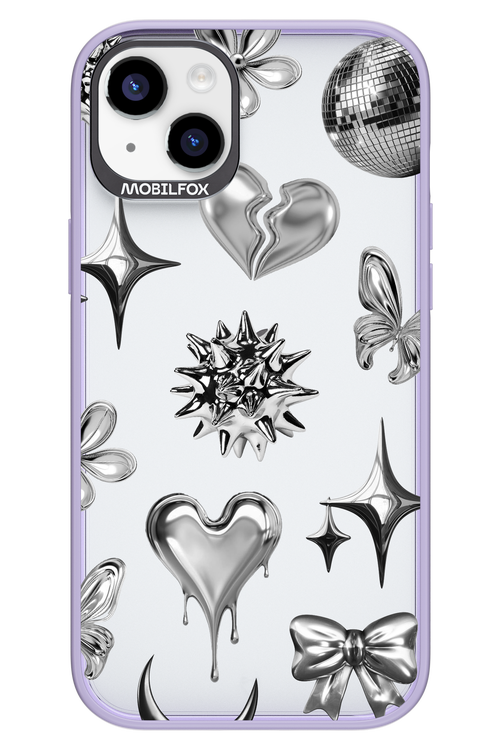 Silver Zone Transparent - Apple iPhone 14 Plus