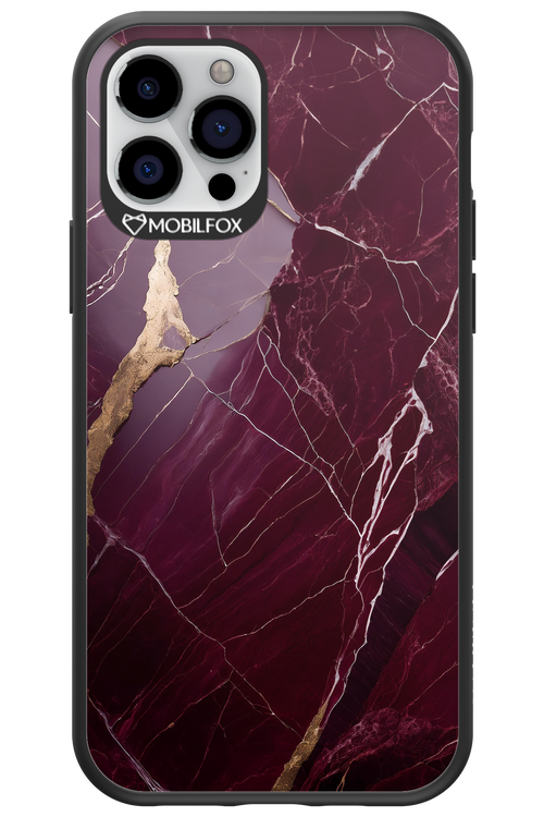 Burgundy Marble 2.0 - Apple iPhone 12 Pro