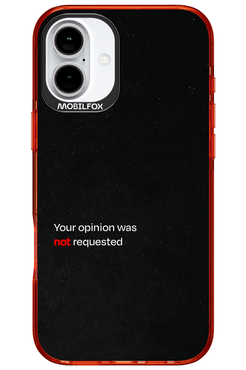 Not Requested 2.0 - Apple iPhone 16 Plus