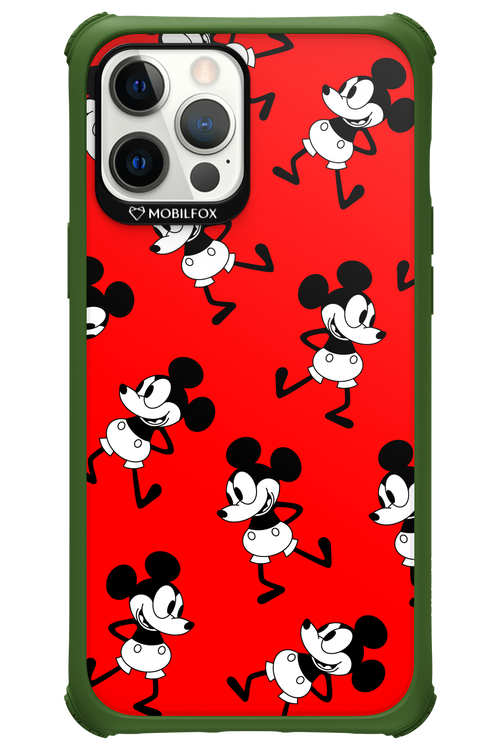 Iconic Mouse (red pattern) - Apple iPhone 12 Pro Max