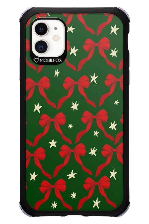 Bow & Stars (Green) - Apple iPhone 11