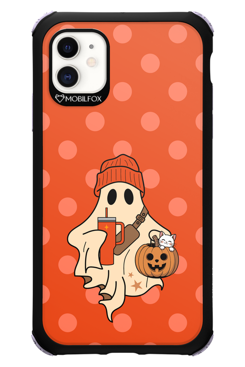 Ghost Girl (Orange) - Apple iPhone 11