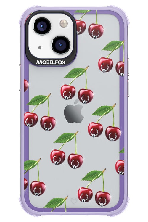 Spicy Cherries Transparent - Apple iPhone 13 Mini