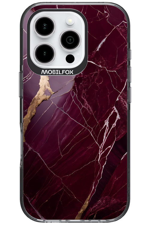 Burgundy Marble 2.0 - Apple iPhone 16 Pro