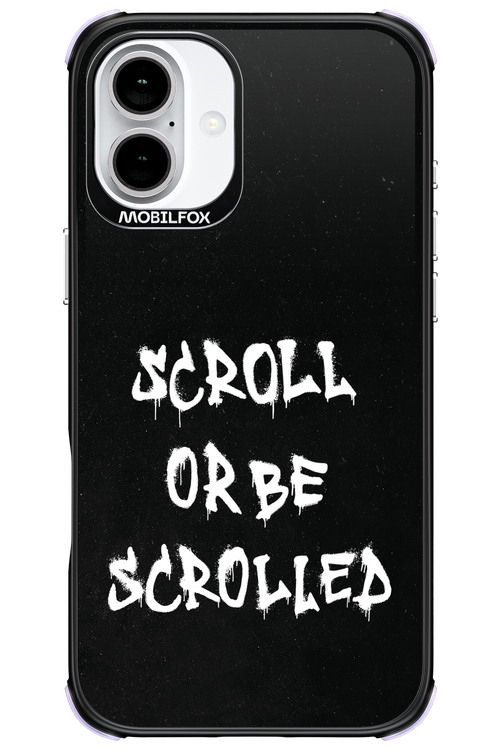Scroll Black - Apple iPhone 16 Plus