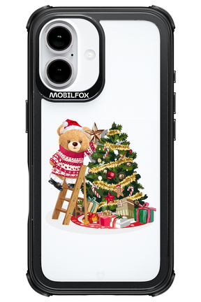 Christmas Bear (Transparent) - Apple iPhone 16