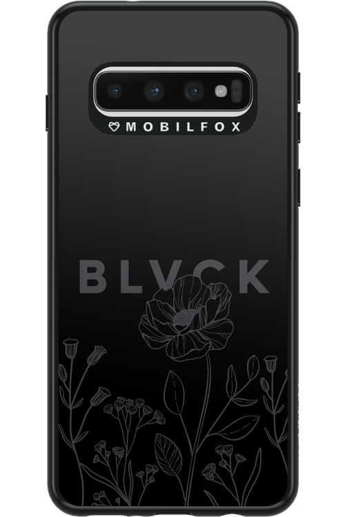 Black Flowers - Samsung Galaxy S10