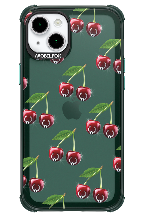 Spicy Cherries Transparent - Apple iPhone 15 Plus