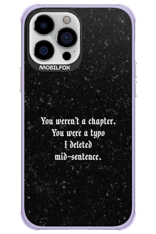 A Typo - Apple iPhone 13 Pro Max