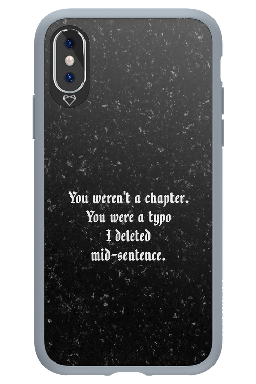 A Typo - Apple iPhone X